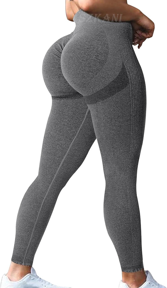Butt Lifting Leggings for Women Booty High Waisted Workout Yoga Pants Scrunch Butt Gym Seamless Booty Tight
